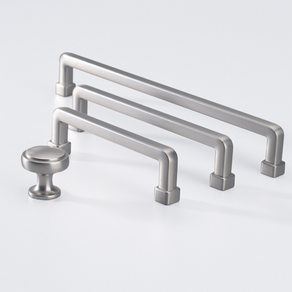 Comforsyco Zinc Alloy Rounded Bar Cabinet Handles and Knobs