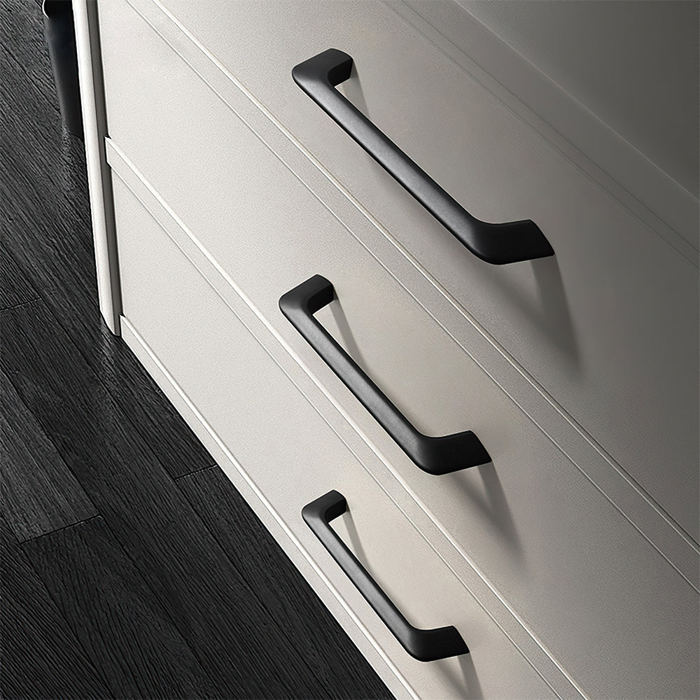 Comforsyco Zinc Alloy Slim Bar Cabinet Handles and Round Knobs