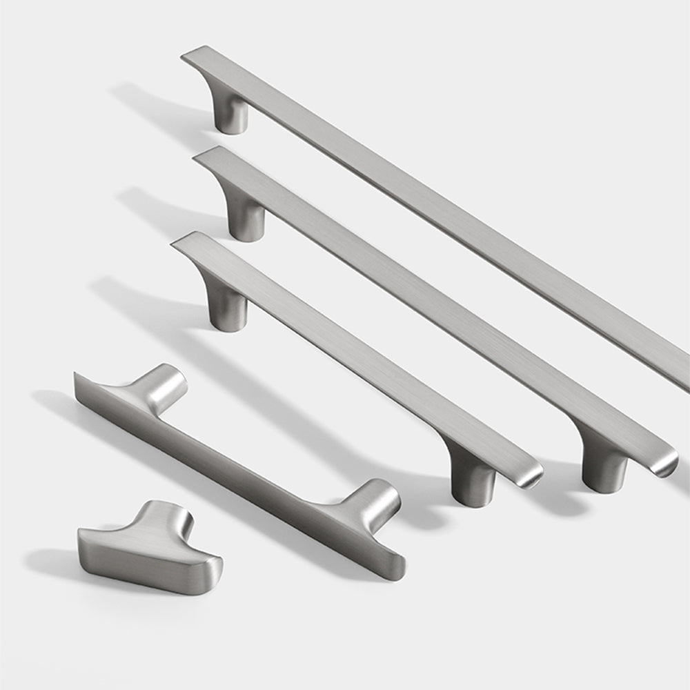 Comforsyco Zinc Alloy Square T-Bar Cabinet Handles and Knobs