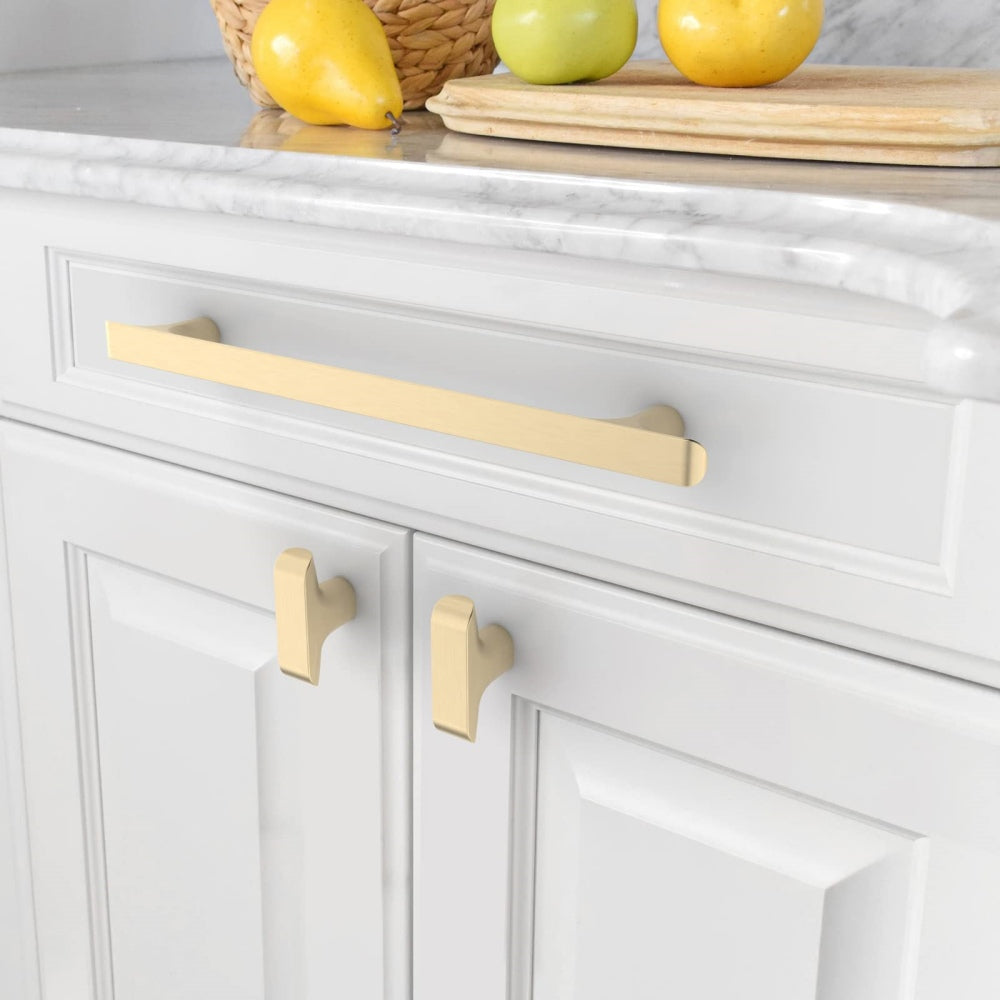 Comforsyco Zinc Alloy Square T-Bar Cabinet Handles and Knobs