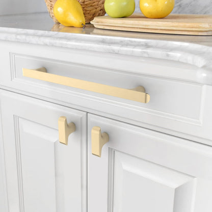 Comforsyco Zinc Alloy Square T-Bar Cabinet Handles and Knobs