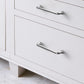 Brushed Nickel Round Bar Cabinet Handles and Knobs for Wardrobes