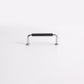 Leather-Wrapped Round Bar Cabinet Pulls and Door Handles