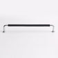 Leather-Wrapped Round Bar Cabinet Pulls and Door Handles