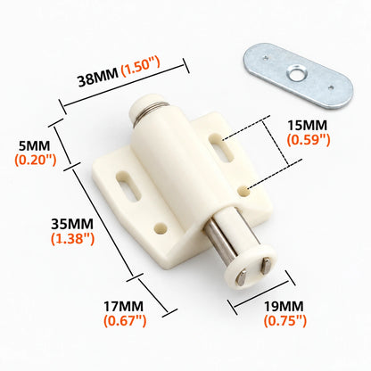 Concealed Top & Bottom Cabinet Door Pivot Hinges for Wood Doors