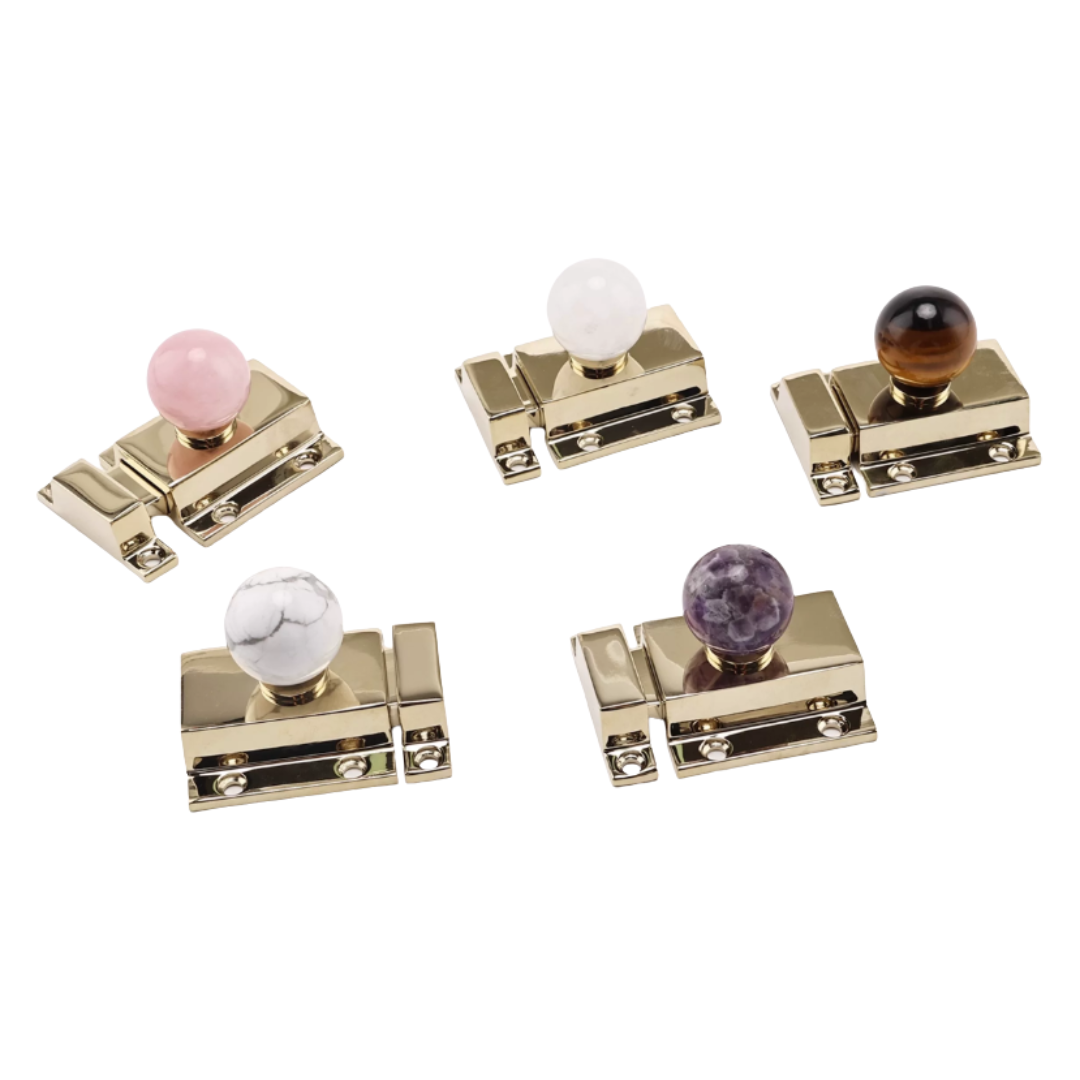 Elara Crystal Turn Cabinet Latch