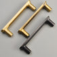 Solid Brass Rounded Bar Cabinet Pulls and Drawer Handles