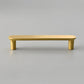 Solid Brass Rounded Bar Cabinet Pulls and Drawer Handles