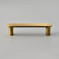 Solid Brass Rounded Bar Cabinet Pulls and Drawer Handles