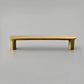 Solid Brass Rounded Bar Cabinet Pulls and Drawer Handles