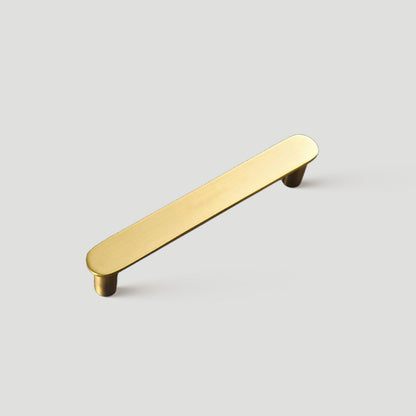Solid Brass Rounded Bar Cabinet Pulls and Drawer Handles