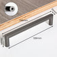 Modern D-Shaped Cabinet Pulls, Zinc Alloy Bar Handles
