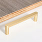 Modern D-Shaped Cabinet Pulls, Zinc Alloy Bar Handles