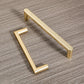 Modern D-Shaped Cabinet Pulls, Zinc Alloy Bar Handles