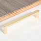 Modern D-Shaped Cabinet Pulls, Zinc Alloy Bar Handles