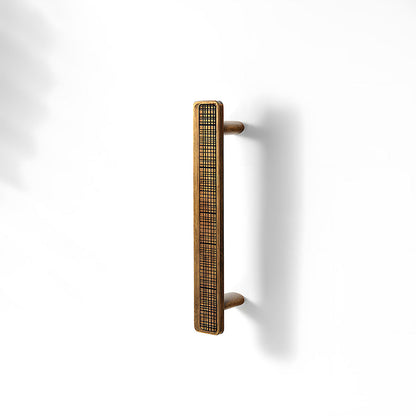 Grid-Textured Cabinet Pulls and Knobs for Kitchens