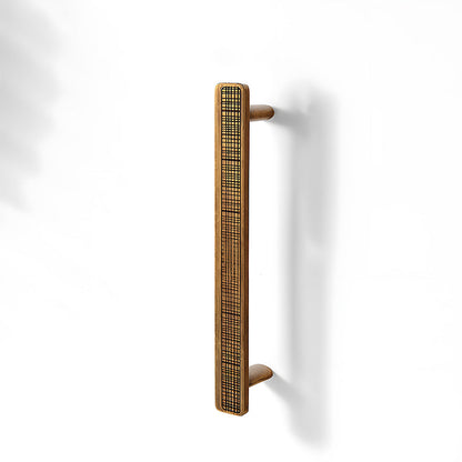 Grid-Textured Cabinet Pulls and Knobs for Kitchens