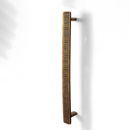 Grid-Textured Cabinet Pulls and Knobs for Kitchens