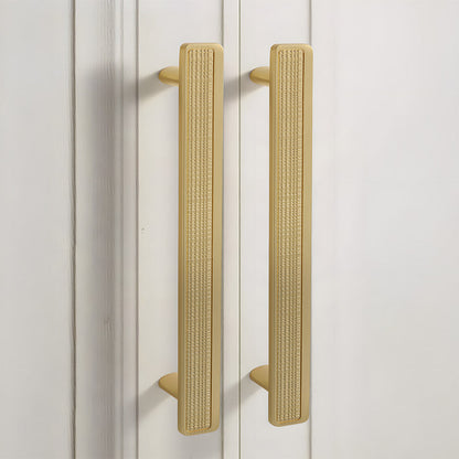 Grid-Textured Cabinet Pulls and Knobs for Kitchens