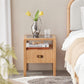 Wood Grain Cabinet Handles and Knobs with Metal Posts