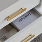 Brushed Brass Rounded Bar Cabinet Pulls