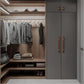 Wood Grain Cabinet Handles and Knobs with Metal Posts