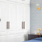 Wood and Brass Cabinet Pulls for Cabinets and Drawers