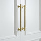 Ribbed Solid Brass Cabinet Pulls and Knobs