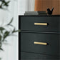 Brushed Brass Rounded Bar Cabinet Pulls