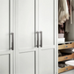Modern Two-Tone Zinc Alloy Cabinet Pulls and T-Bar Knobs