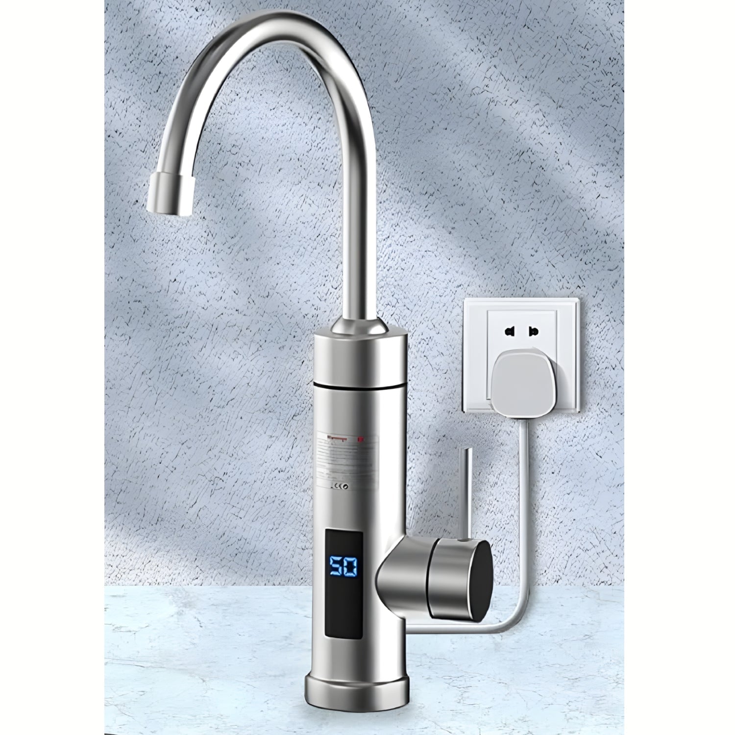 HOT WATER ON DEMAND — NO TANK NEEDED.