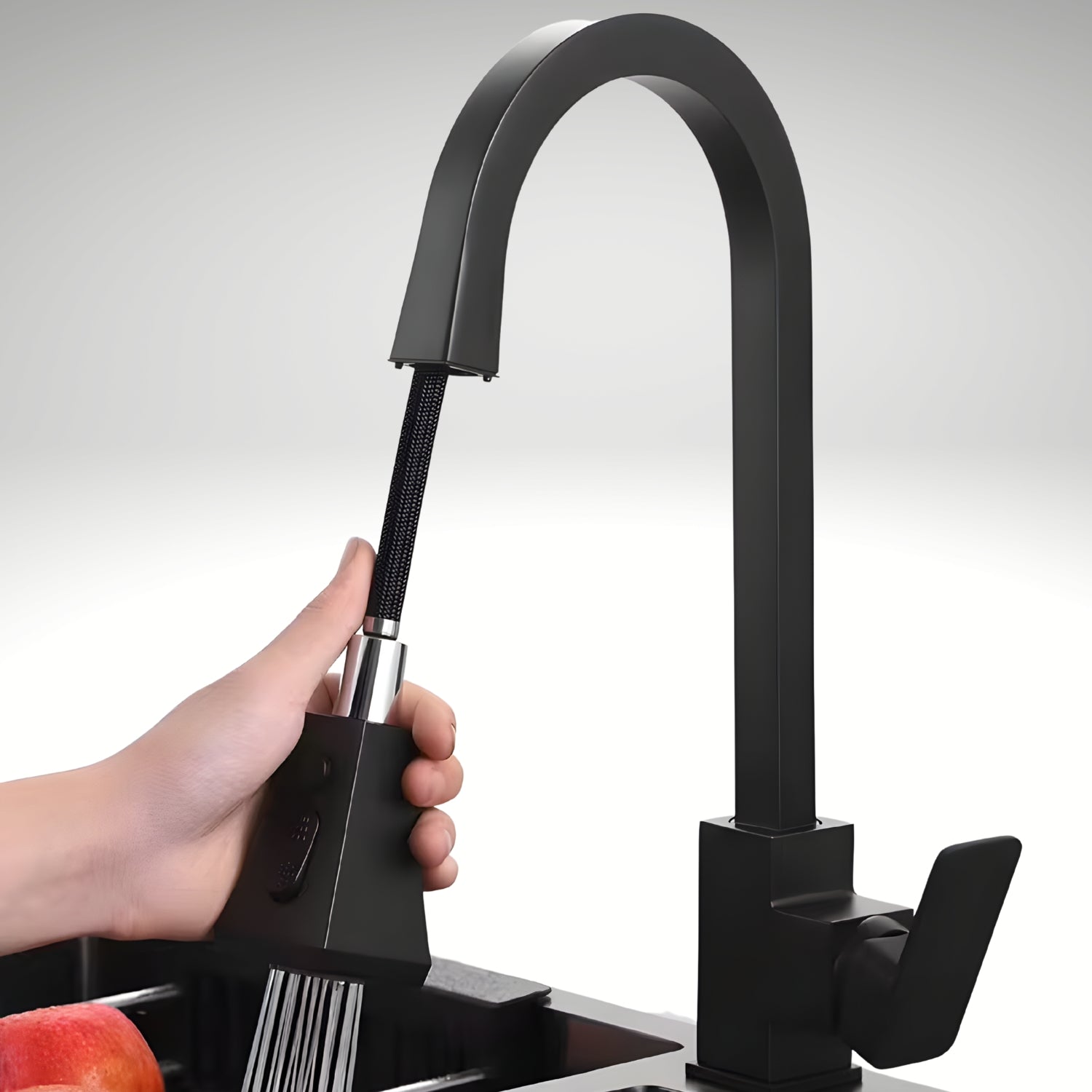 EXTEND YOUR REACH AT THE SINK.
