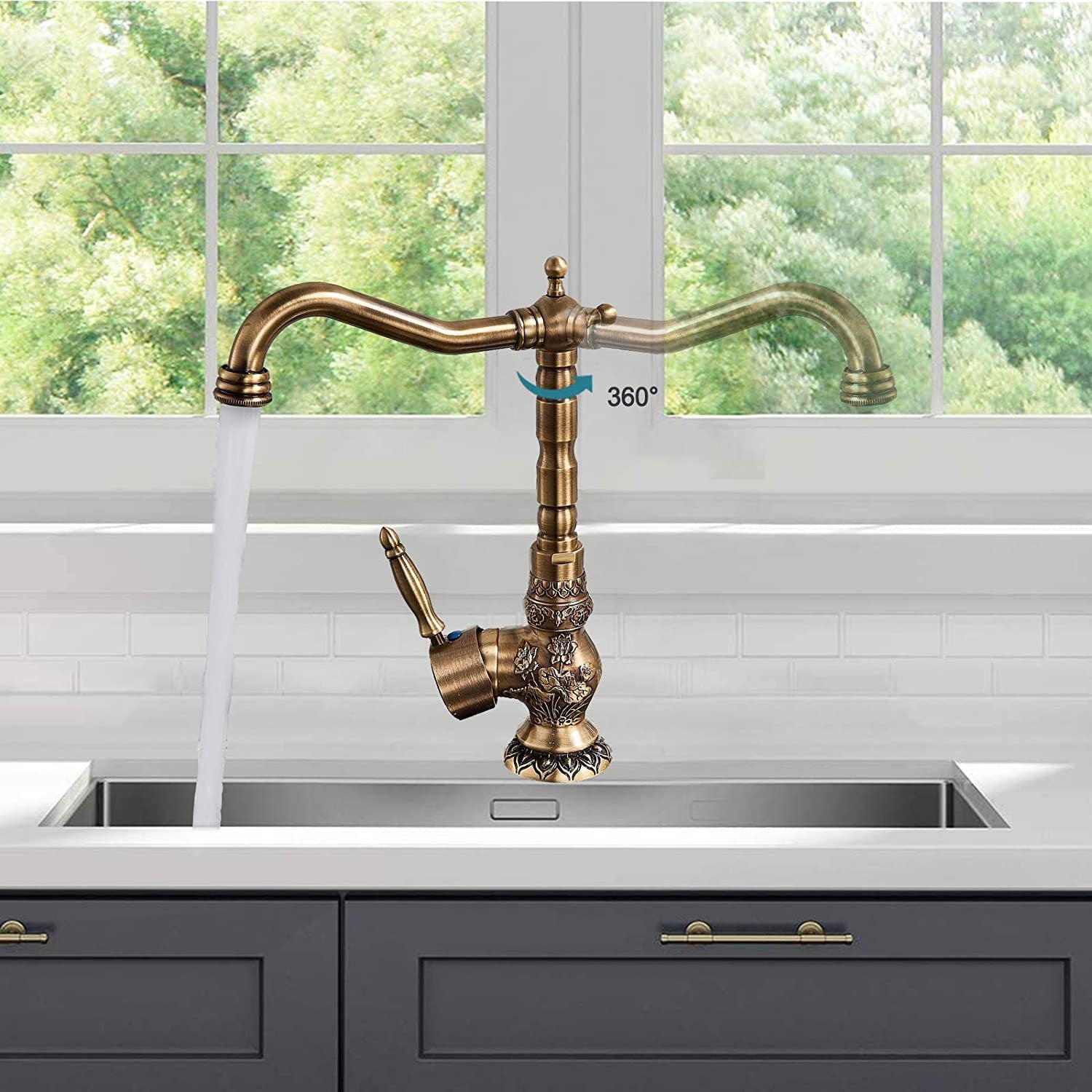 Easier reach around the sink