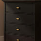 Antique Bronze Recessed Drawer Handles in Brass