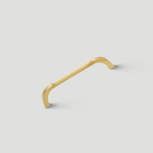 Fluted Solid Brass Cabinet Pulls for Kitchens