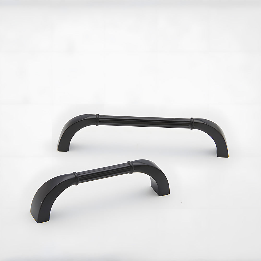 Fluted Solid Brass Cabinet Pulls for Kitchens