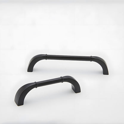 Fluted Solid Brass Cabinet Pulls for Kitchens