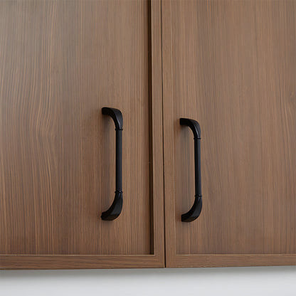 Fluted Solid Brass Cabinet Pulls for Kitchens