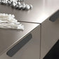 Slim Hidden Finger Edge Pulls for Dressers and Cabinets
