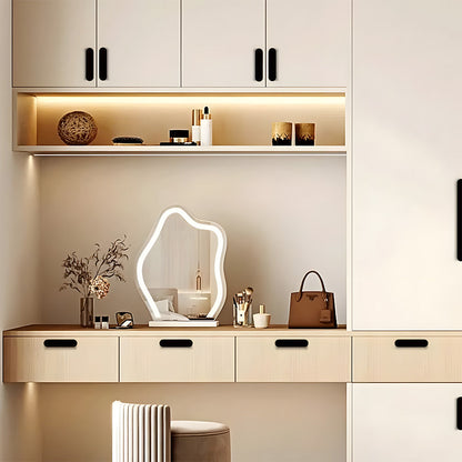 Slim Hidden Finger Edge Pulls for Dressers and Cabinets
