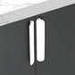 Slim Hidden Finger Edge Pulls for Dressers and Cabinets