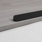 Slim Hidden Finger Edge Pulls for Dressers and Cabinets