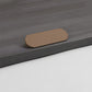 Slim Hidden Finger Edge Pulls for Dressers and Cabinets