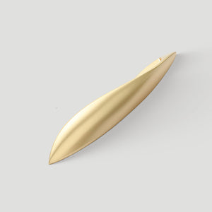 Leaf-Shaped Zinc Alloy Drawer Pulls and Cabinet Handles