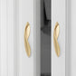 Leaf-Shaped Zinc Alloy Drawer Pulls and Cabinet Handles
