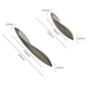 Leaf-Shaped Zinc Alloy Drawer Pulls and Cabinet Handles