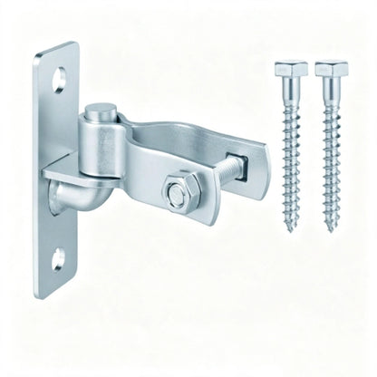 Everett Heavy-Duty Chain Link Gate Hinges, Galvanized Steel