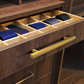 Square Brushed Gold Cabinet Pulls For Kitchen