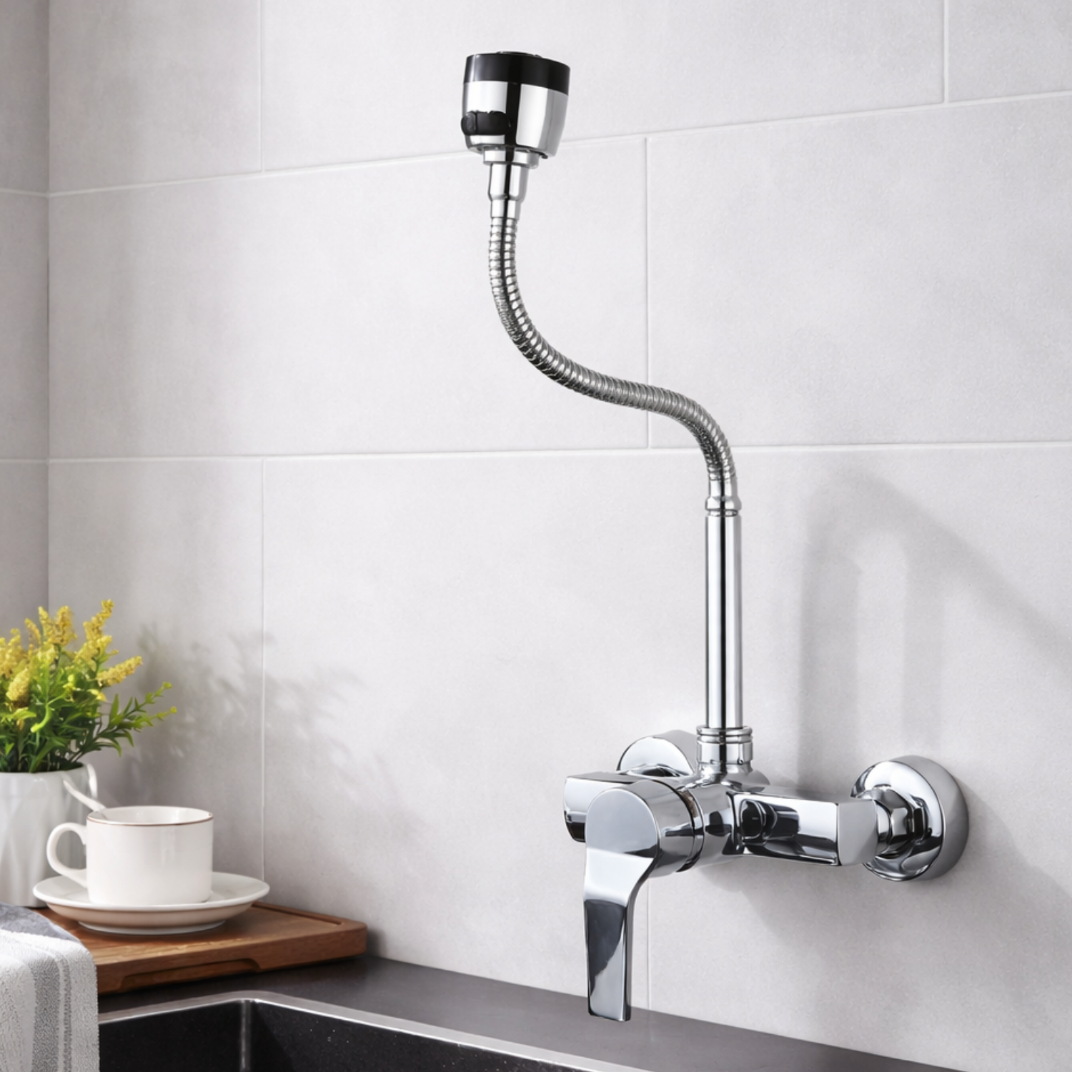 FLEXIBLE 360° ROTATING KITCHEN FAUCET