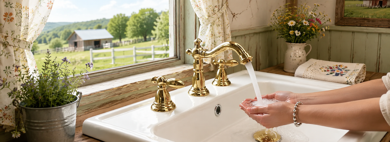 Farmhouse Bathroom Faucets
